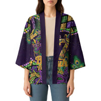 Six Seven Mardi Gras Kimono 67 Carnival Mask Beads - Wonder Print Shop