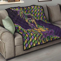 Six Seven Mardi Gras Quilt 67 Carnival Mask Beads - Wonder Print Shop