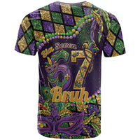 Six Seven Mardi Gras T Shirt 67 Carnival Mask Beads - Wonder Print Shop