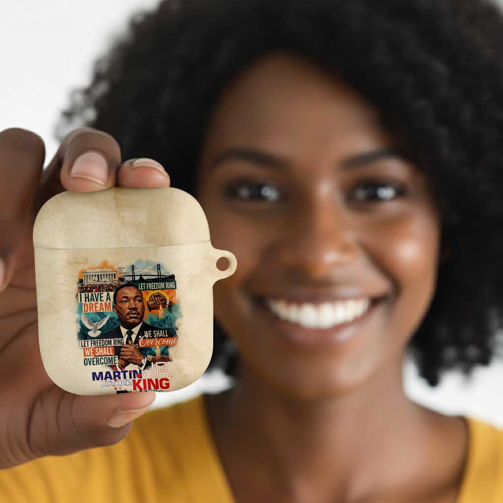 Martin Luther King MLK AirPods Case I Have a Dream Vintage Art - Wonder Print Shop