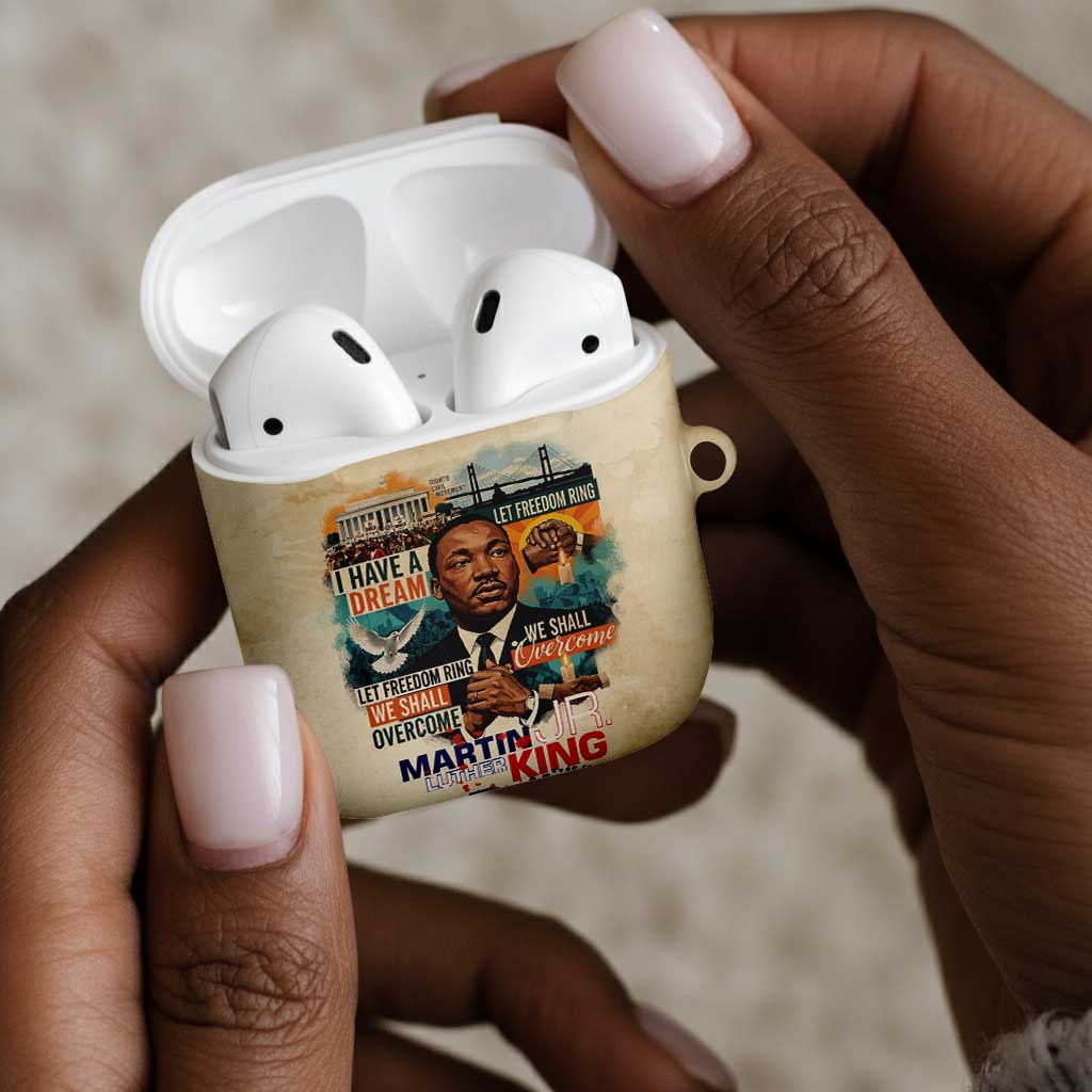 Martin Luther King MLK AirPods Case I Have a Dream Vintage Art - Wonder Print Shop