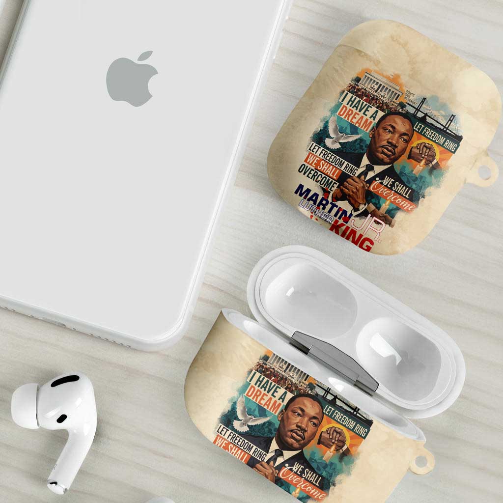 Martin Luther King MLK AirPods Case I Have a Dream Vintage Art - Wonder Print Shop