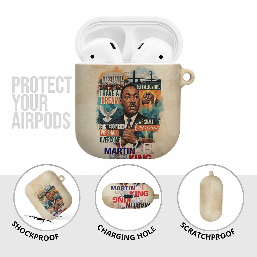 Martin Luther King MLK AirPods Case I Have a Dream Vintage Art - Wonder Print Shop