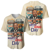 Martin Luther King MLK Baseball Jersey I Have a Dream Vintage Art - Wonder Print Shop