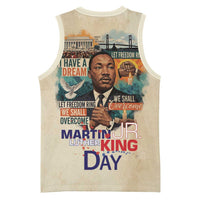 Martin Luther King MLK Basketball Jersey I Have a Dream Vintage Art - Wonder Print Shop