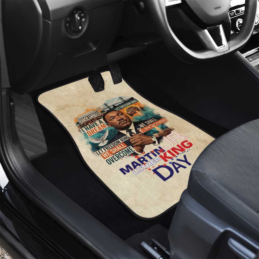 Martin Luther King MLK Car Mats I Have a Dream Vintage Art - Wonder Print Shop