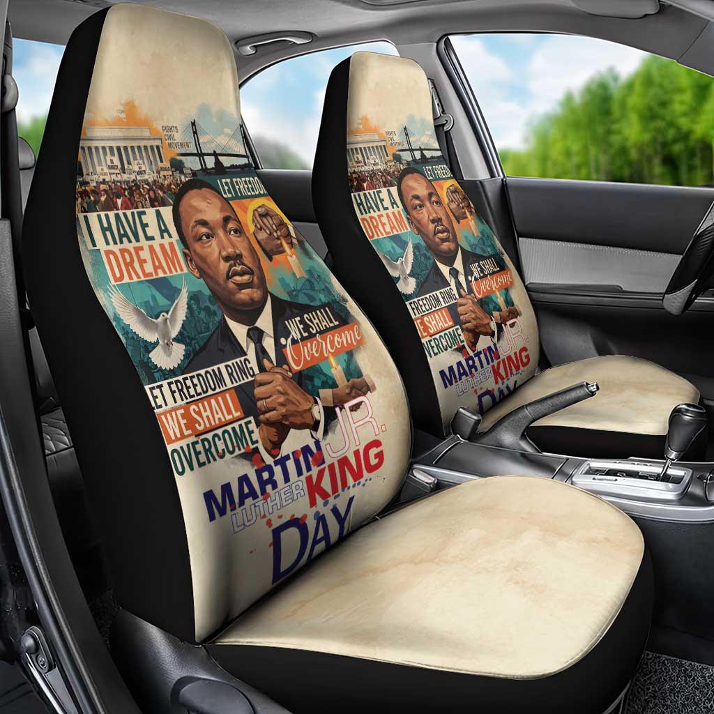 Martin Luther King MLK Car Seat Cover I Have a Dream Vintage Art - Wonder Print Shop