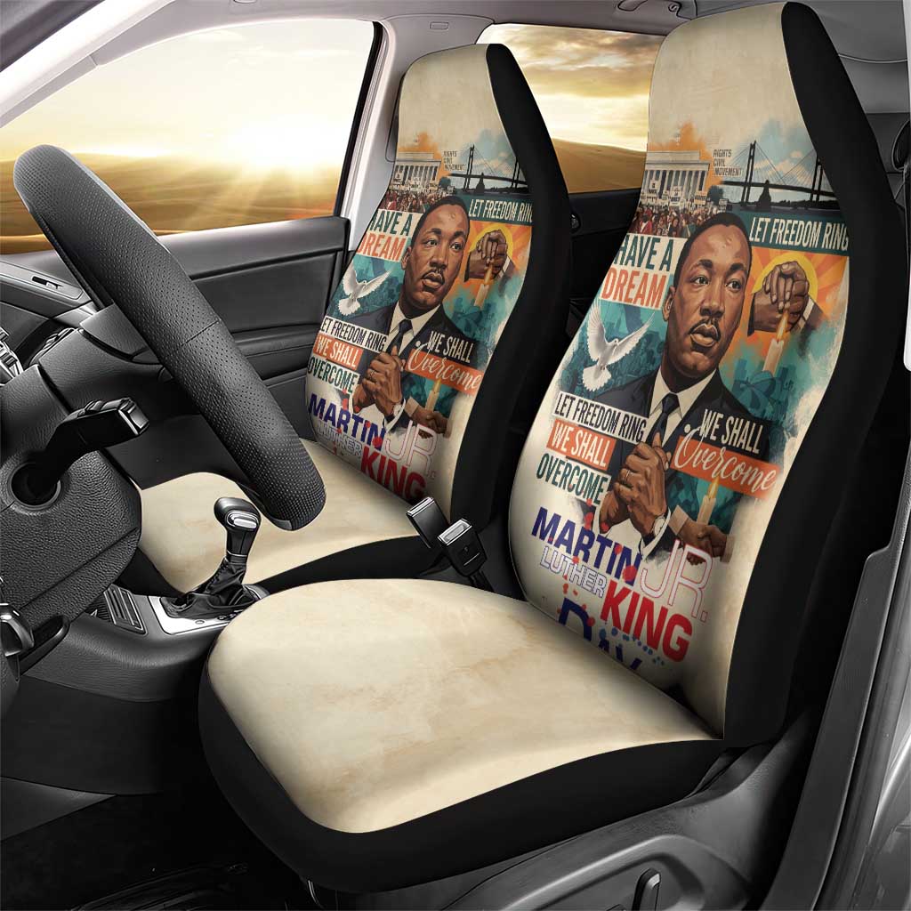 Martin Luther King MLK Car Seat Cover I Have a Dream Vintage Art - Wonder Print Shop