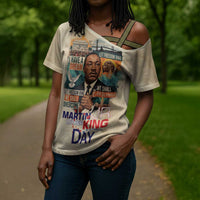 Martin Luther King MLK Cross Shoulder Shirt I Have a Dream Vintage Art - Wonder Print Shop