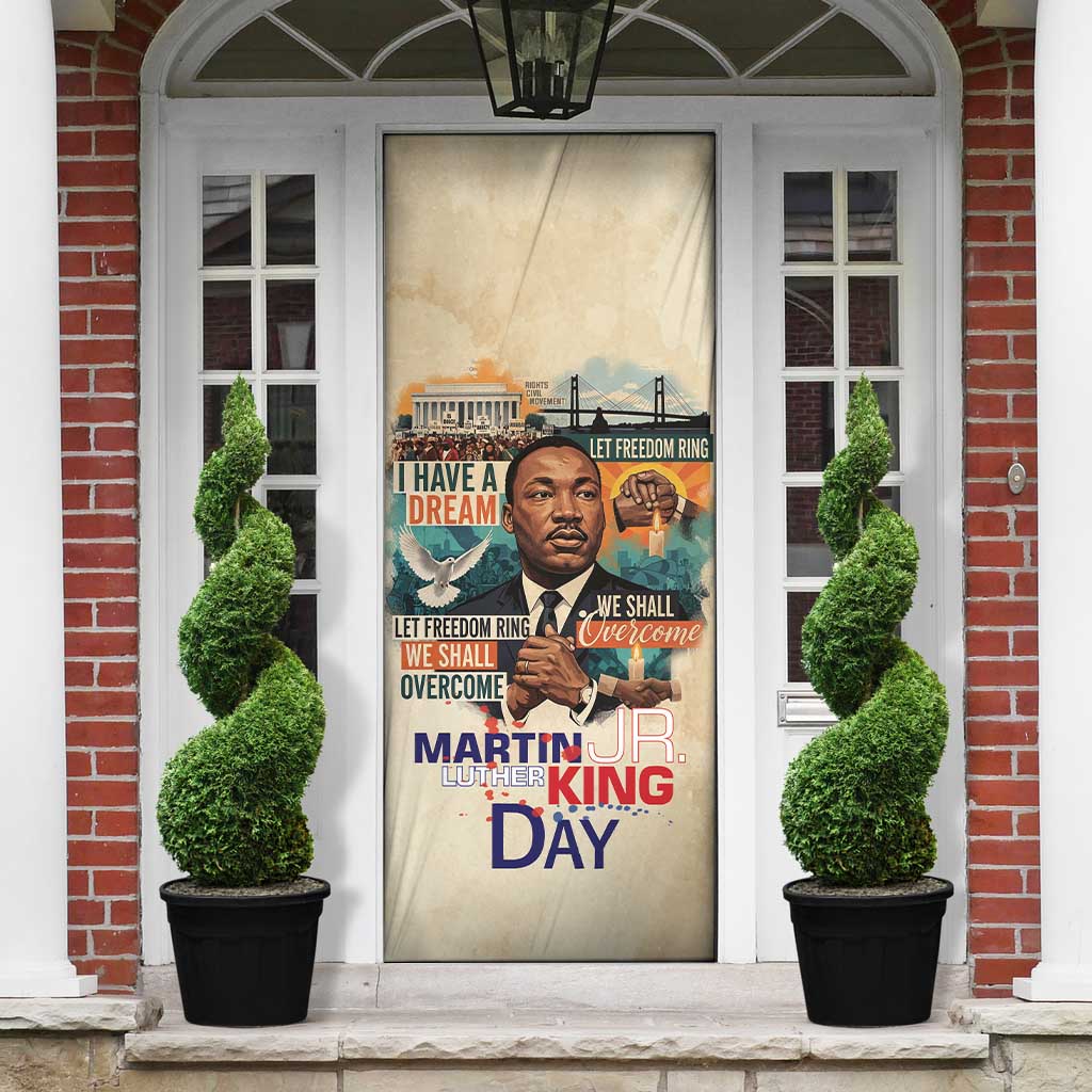 Martin Luther King MLK Door Cover I Have a Dream Vintage Art - Wonder Print Shop