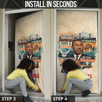 Martin Luther King MLK Door Cover I Have a Dream Vintage Art - Wonder Print Shop