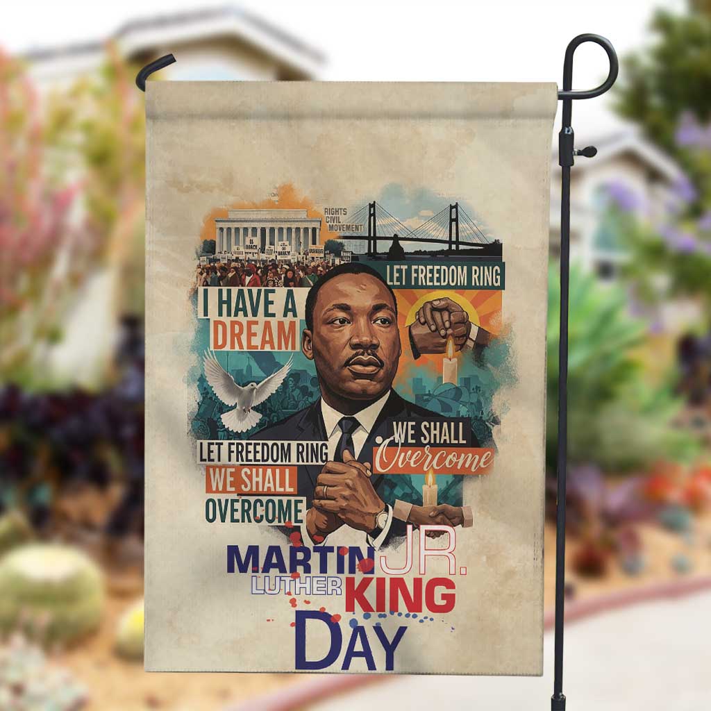 Martin Luther King MLK Garden Flag I Have a Dream Vintage Art - Wonder Print Shop