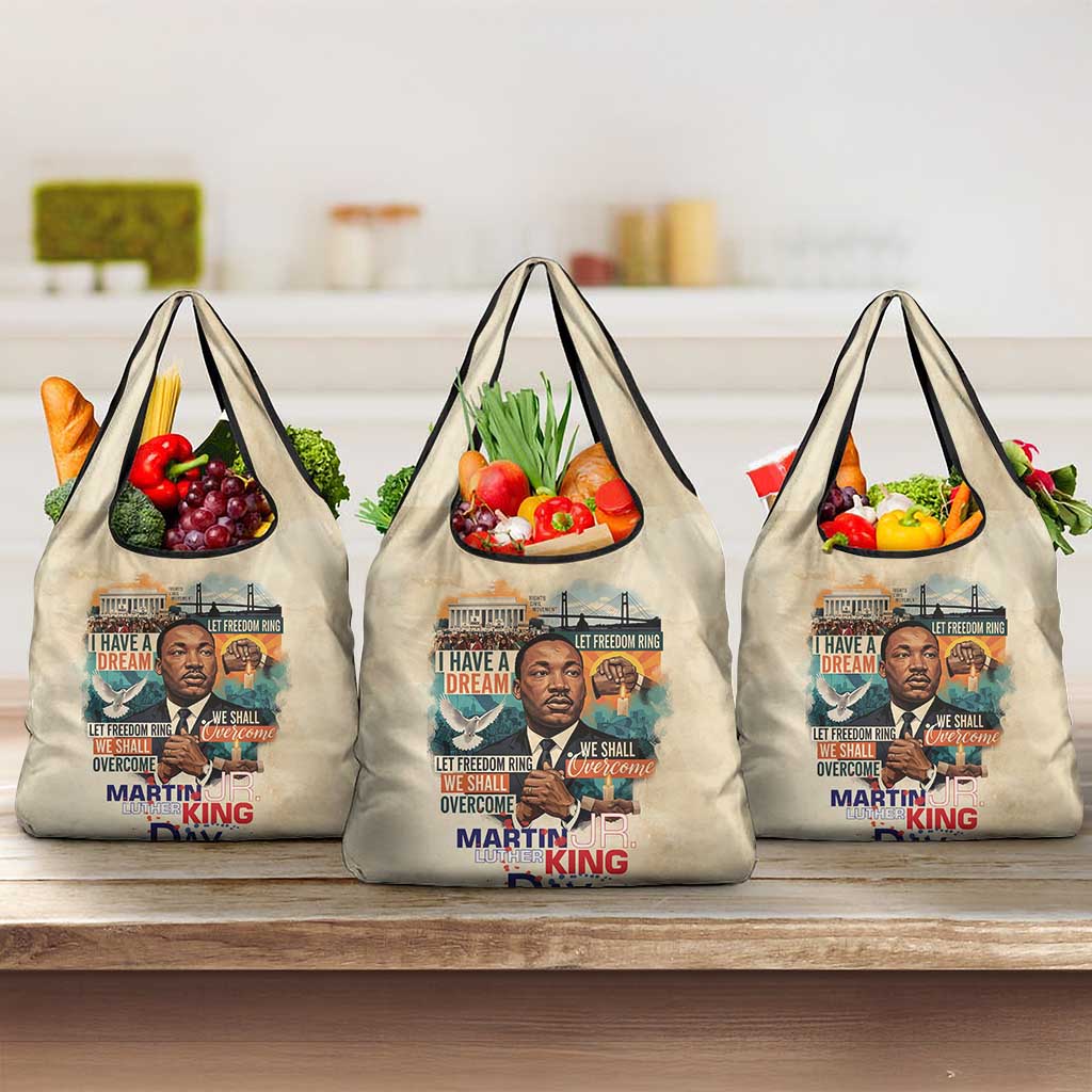 Martin Luther King MLK Grocery Bag I Have a Dream Vintage Art - Wonder Print Shop