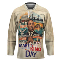 Martin Luther King MLK Hockey Jersey I Have a Dream Vintage Art - Wonder Print Shop