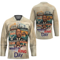 Martin Luther King MLK Hockey Jersey I Have a Dream Vintage Art - Wonder Print Shop