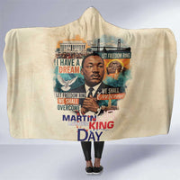 Martin Luther King MLK Hooded Blanket I Have a Dream Vintage Art - Wonder Print Shop
