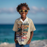 Martin Luther King MLK Kid Hawaiian Shirt I Have a Dream Vintage Art - Wonder Print Shop