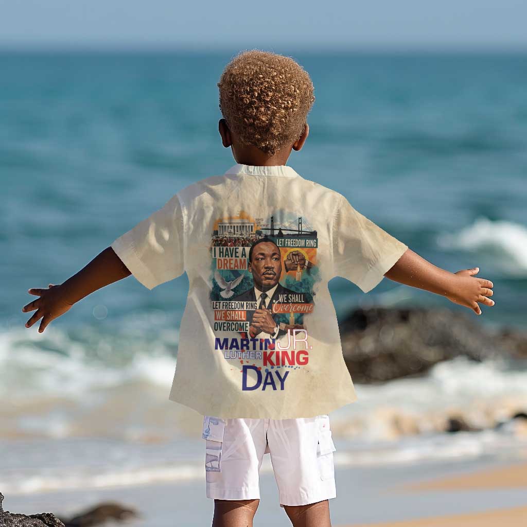 Martin Luther King MLK Kid Hawaiian Shirt I Have a Dream Vintage Art - Wonder Print Shop