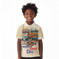 Martin Luther King MLK Kid Polo Shirt I Have a Dream Vintage Art - Wonder Print Shop