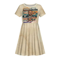 Martin Luther King MLK Kid Short Sleeve Dress I Have a Dream Vintage Art - Wonder Print Shop