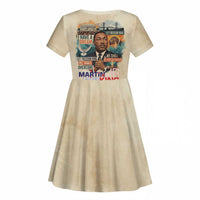 Martin Luther King MLK Kid Short Sleeve Dress I Have a Dream Vintage Art - Wonder Print Shop