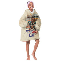 Martin Luther King MLK Kid Wearable Blanket Hoodie I Have a Dream Vintage Art - Wonder Print Shop