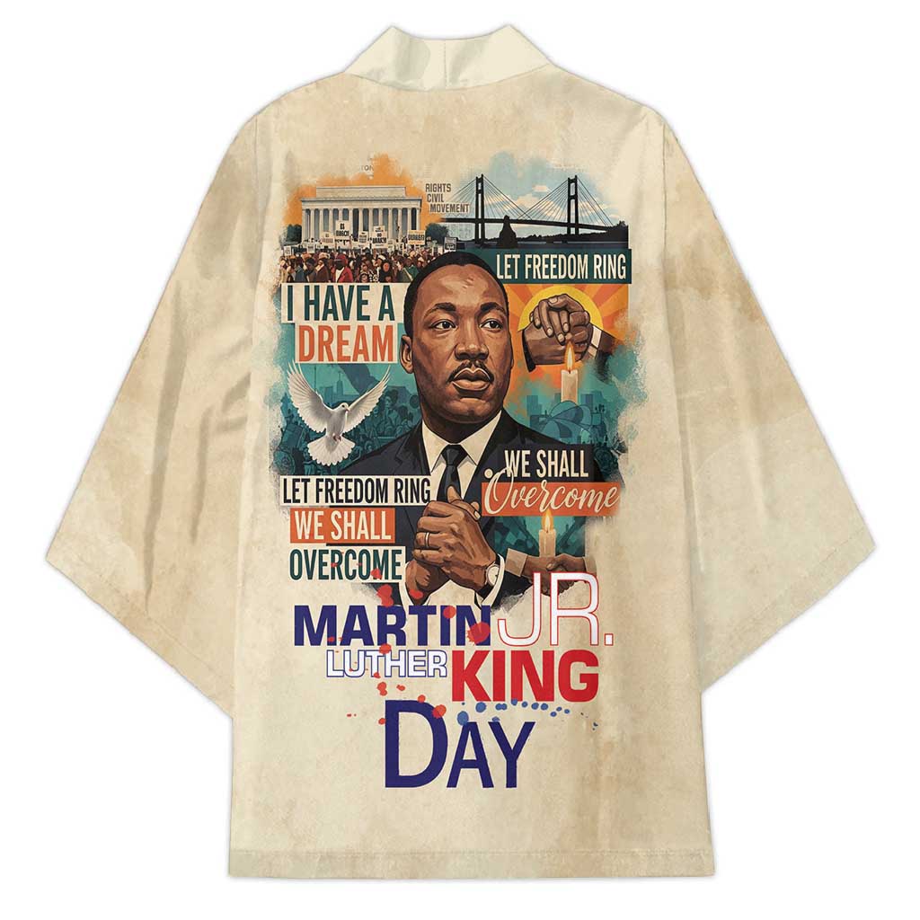 Martin Luther King MLK Kimono I Have a Dream Vintage Art - Wonder Print Shop