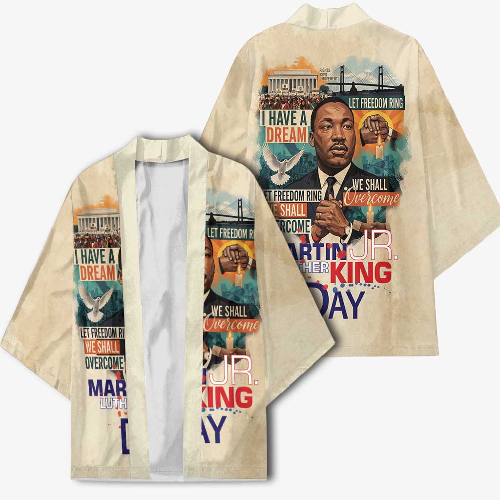 Martin Luther King MLK Kimono I Have a Dream Vintage Art - Wonder Print Shop