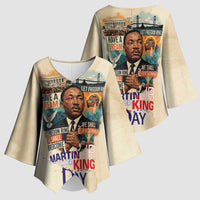 Martin Luther King MLK Kimono Sleeve Blouse I Have a Dream Vintage Art - Wonder Print Shop