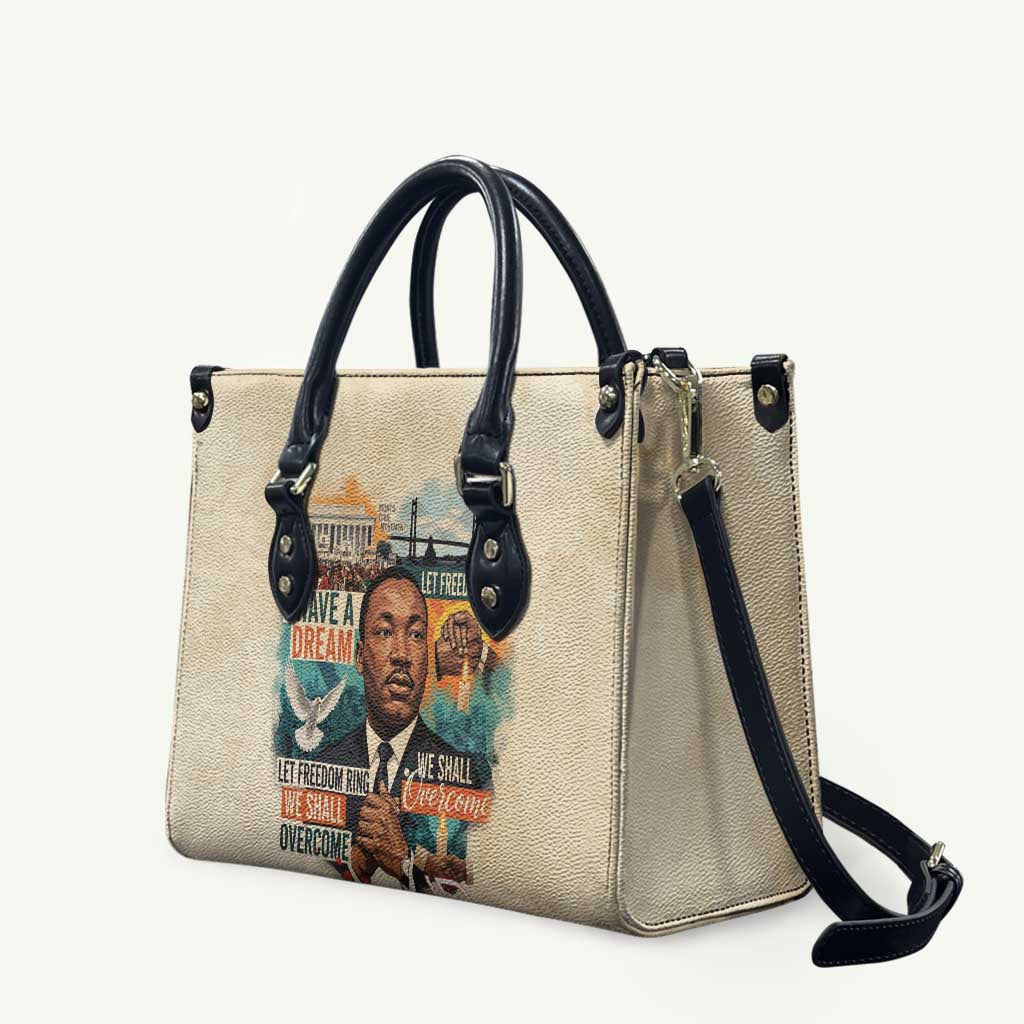 Martin Luther King MLK Leather Bag I Have a Dream Vintage Art - Wonder Print Shop