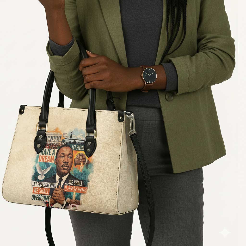 Martin Luther King MLK Leather Bag I Have a Dream Vintage Art - Wonder Print Shop