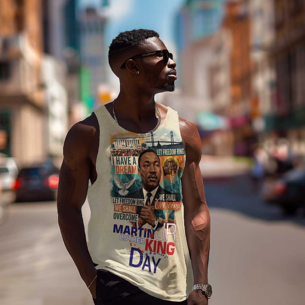 Martin Luther King MLK Men Tank Top I Have a Dream Vintage Art - Wonder Print Shop