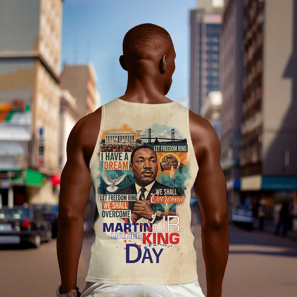 Martin Luther King MLK Men Tank Top I Have a Dream Vintage Art - Wonder Print Shop