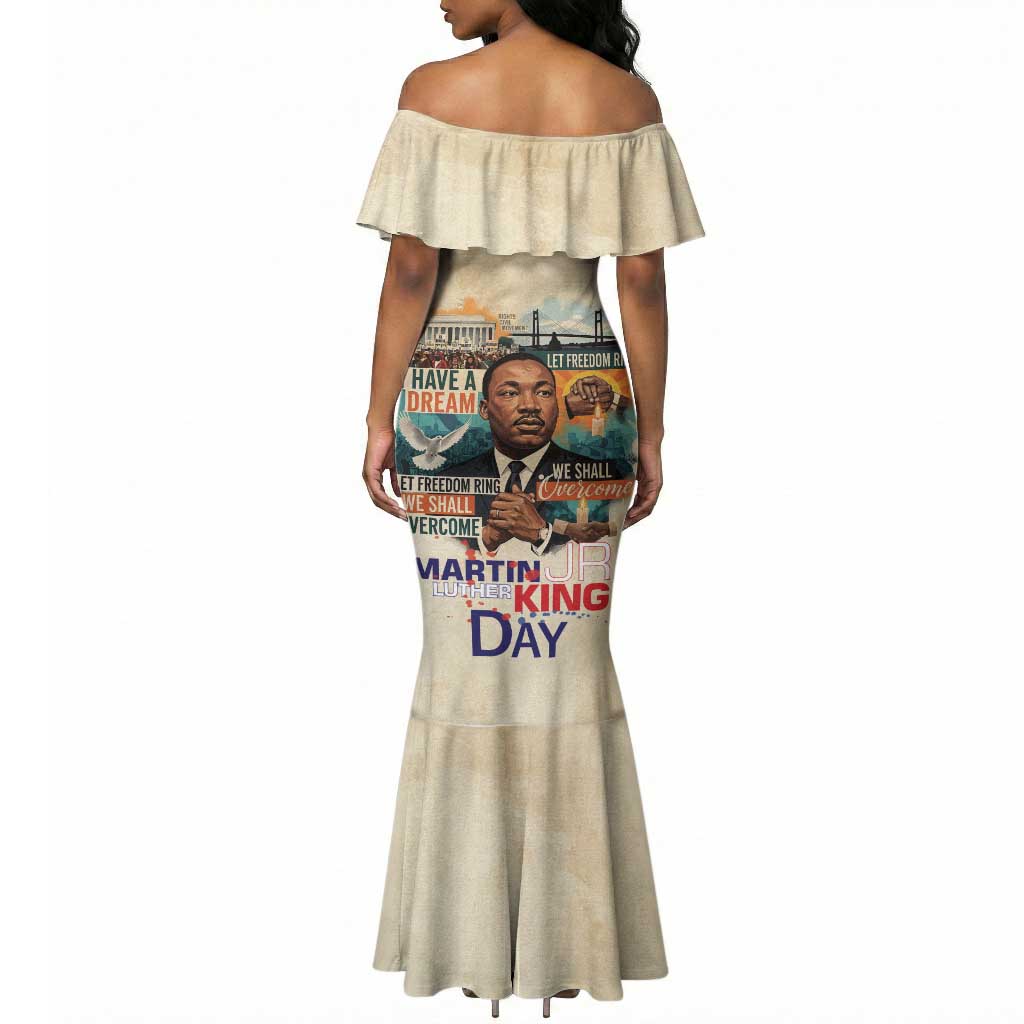 Martin Luther King MLK Mermaid Dress I Have a Dream Vintage Art - Wonder Print Shop