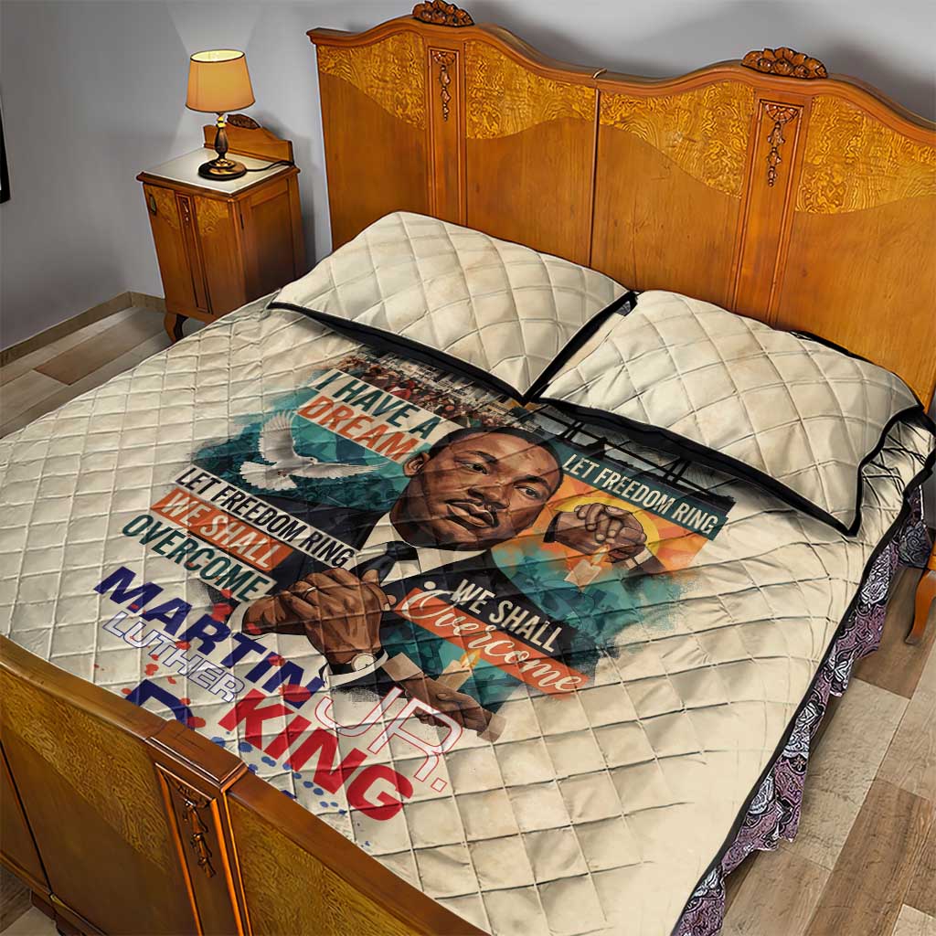 Martin Luther King MLK Quilt Bed Set I Have a Dream Vintage Art - Wonder Print Shop