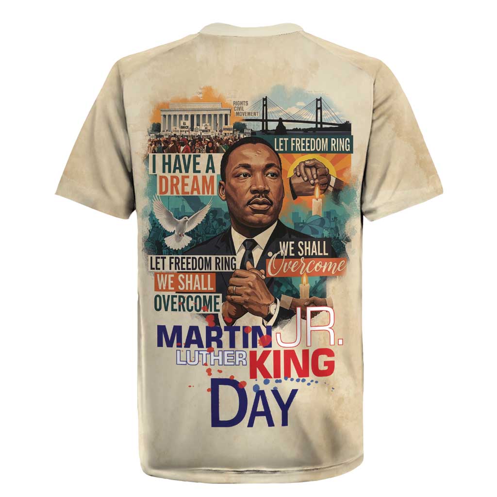 Martin Luther King MLK Rugby Jersey I Have a Dream Vintage Art - Wonder Print Shop