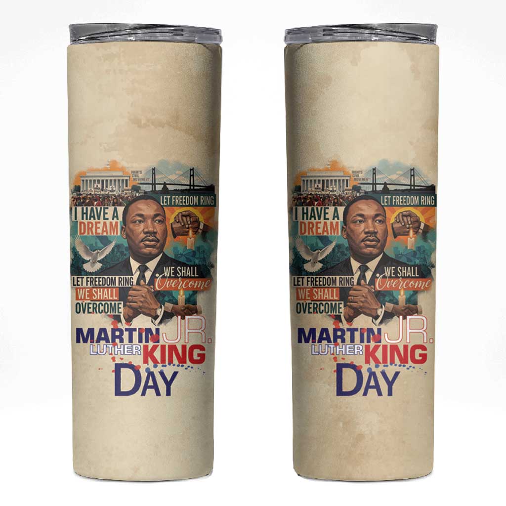 Martin Luther King MLK Skinny Tumbler I Have a Dream Vintage Art - Wonder Print Shop