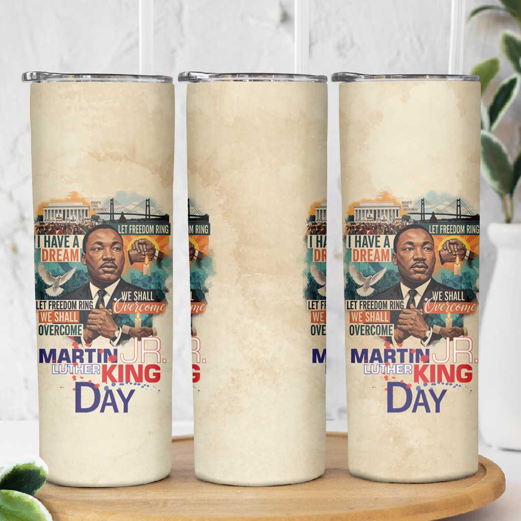 Martin Luther King MLK Skinny Tumbler I Have a Dream Vintage Art - Wonder Print Shop