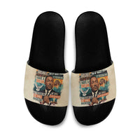Martin Luther King MLK Slide Sandals I Have a Dream Vintage Art - Wonder Print Shop