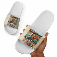 Martin Luther King MLK Slide Sandals I Have a Dream Vintage Art - Wonder Print Shop