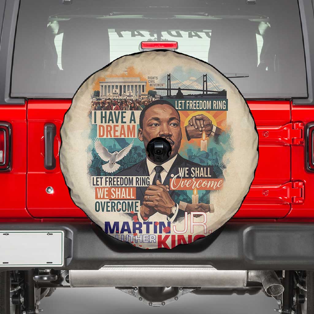 Martin Luther King MLK Spare Tire Cover I Have a Dream Vintage Art - Wonder Print Shop