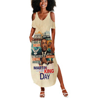 Martin Luther King MLK Summer Maxi Dress I Have a Dream Vintage Art - Wonder Print Shop