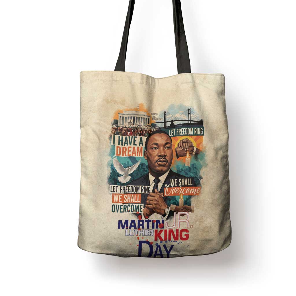 Martin Luther King MLK Tote Bag I Have a Dream Vintage Art - Wonder Print Shop