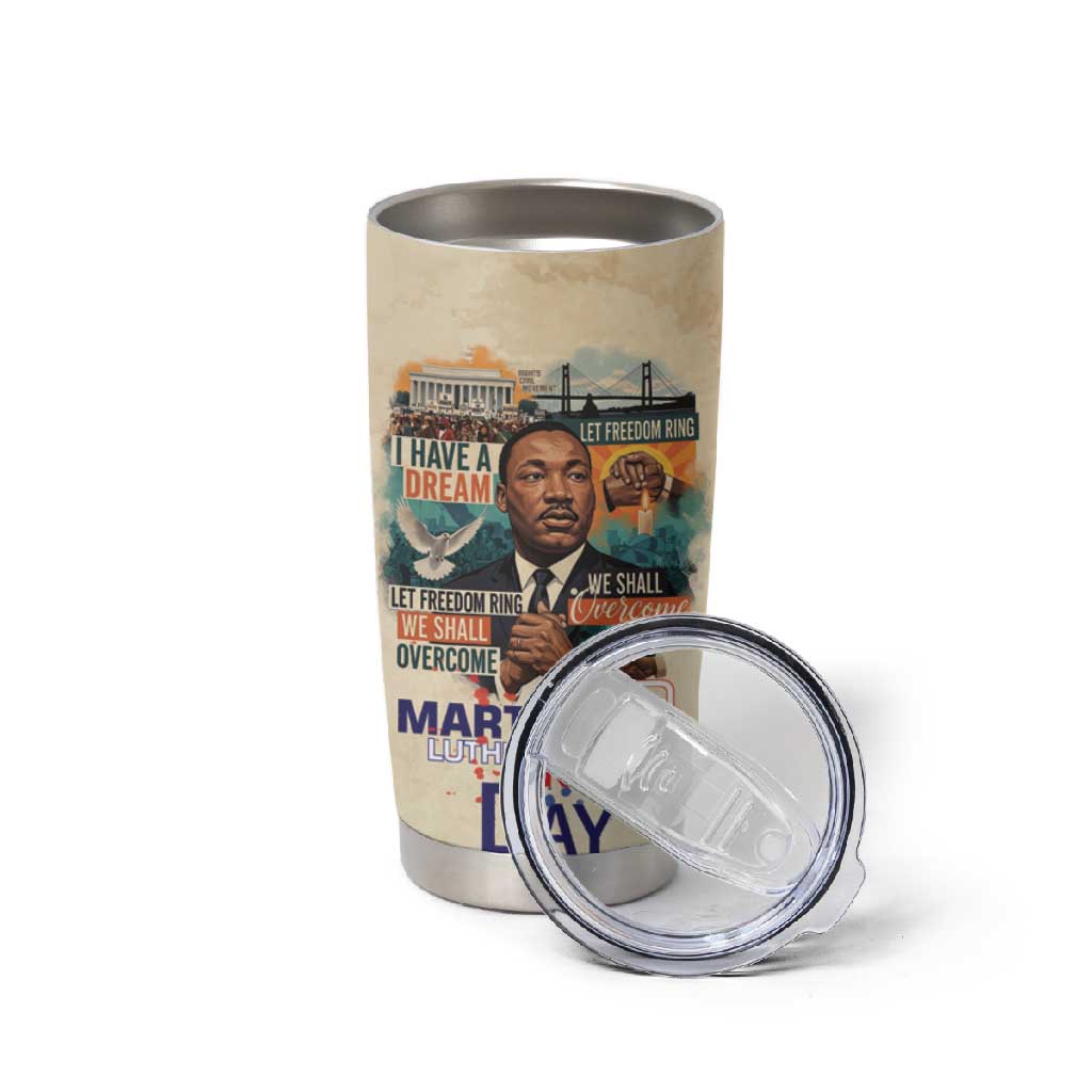 Martin Luther King MLK Tumbler Cup I Have a Dream Vintage Art - Wonder Print Shop