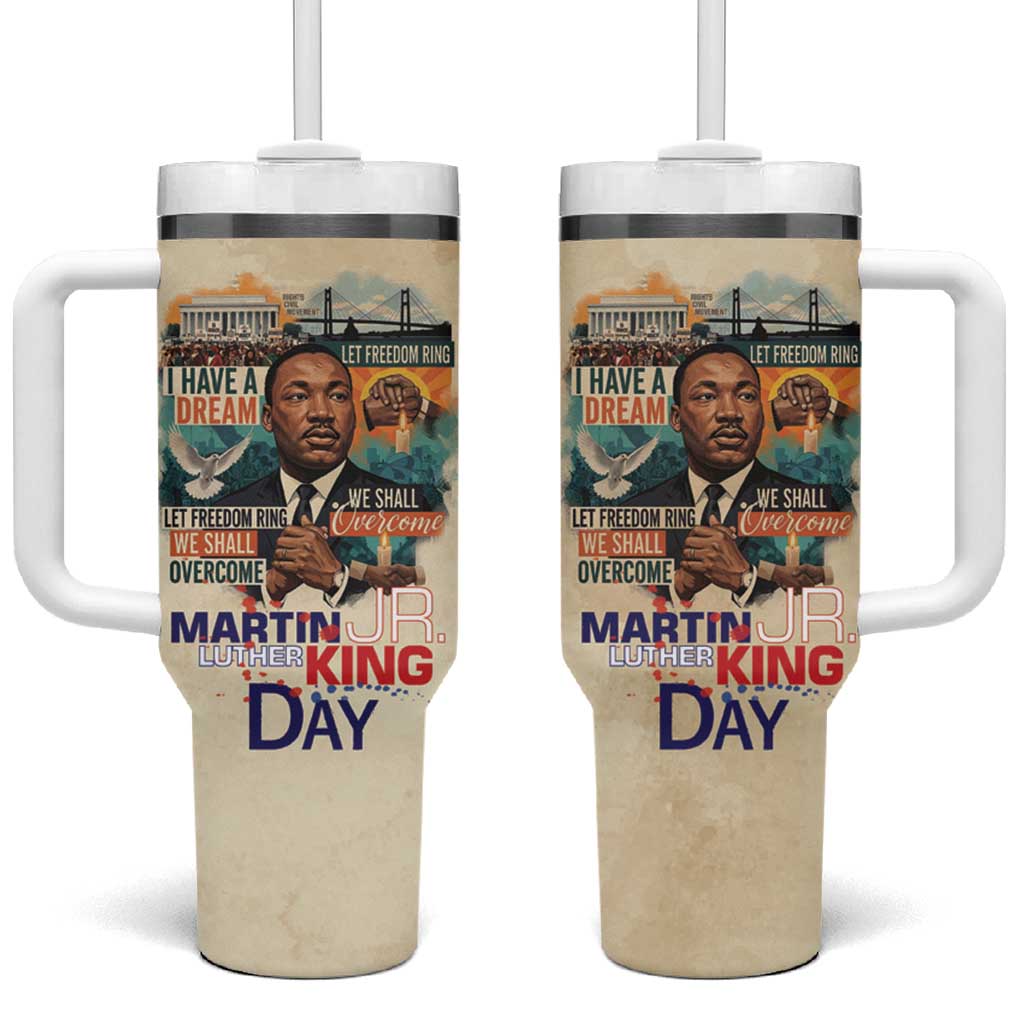 Martin Luther King MLK Tumbler With Handle I Have a Dream Vintage Art - Wonder Print Shop