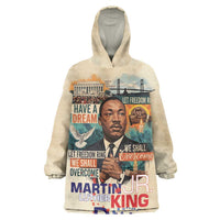 Martin Luther King MLK Wearable Blanket Hoodie I Have a Dream Vintage Art - Wonder Print Shop