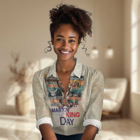 Martin Luther King MLK Women Casual Shirt I Have a Dream Vintage Art - Wonder Print Shop