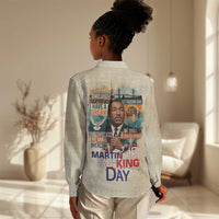 Martin Luther King MLK Women Casual Shirt I Have a Dream Vintage Art - Wonder Print Shop