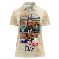 Martin Luther King MLK Women Polo Shirt I Have a Dream Vintage Art - Wonder Print Shop