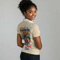 Martin Luther King MLK Women Polo Shirt I Have a Dream Vintage Art - Wonder Print Shop